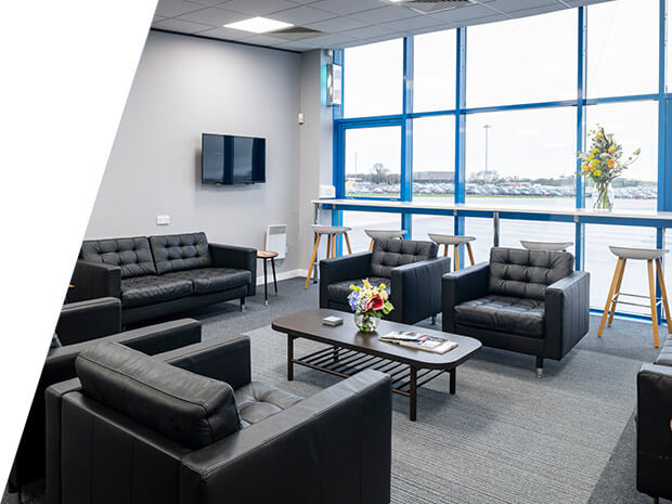 Image of Centreline's VIP lounge.